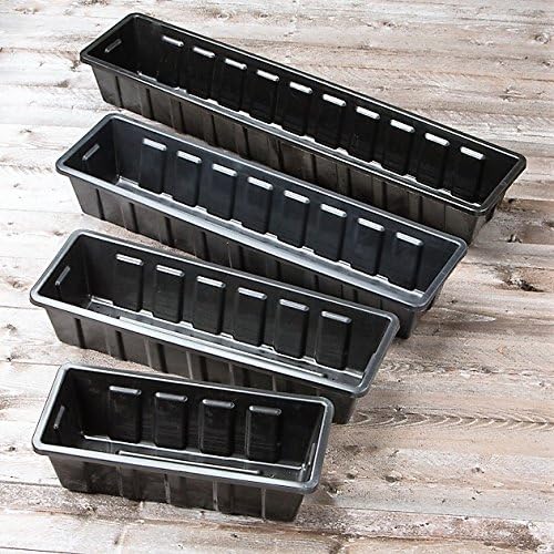 Root & Vessel Poly-Pro Plastic Flower Box Planter - Image 4