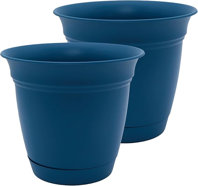 The HC Companies 16 Inch Eclipse Round Planter Pots by TheHCCompanies