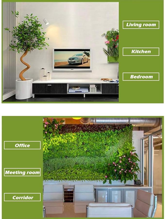 Hanging Planting Grow Bags, 49 Pockets Hanging Vertical Wall Planter Wall - Image 8