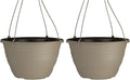 The HC Companies 13 Inch Wrapt Hanging Planters, Lightweight UV-Resistant by TheHCCompanies