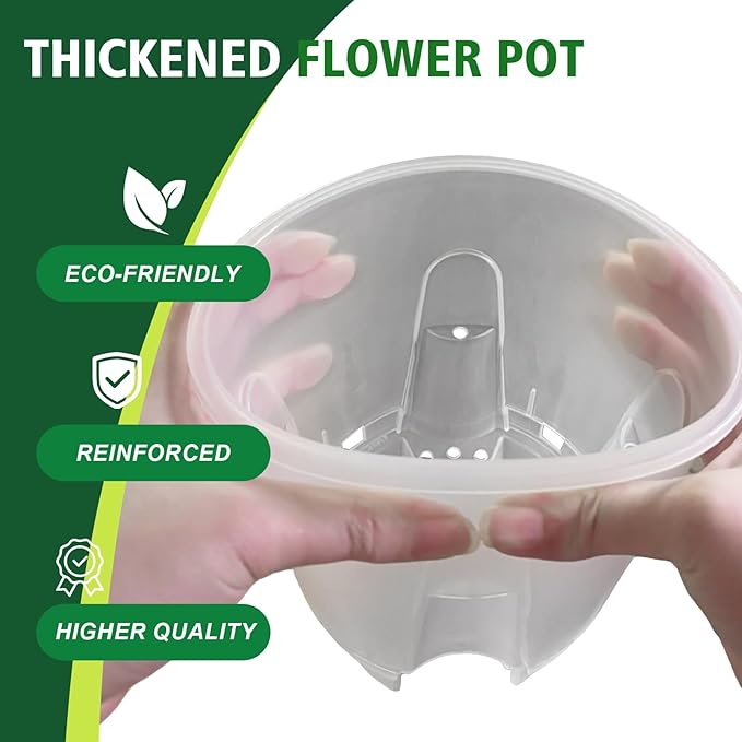 Cdd's Path Upgraded 5-Pack 6 Inch Naked Root Planter Self Watering Pots Set - Image 7