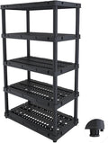 Plastic Storage Shelves, Plastic Heavy Duty Shelves 16.93" D x 35.43" W x by Unknown