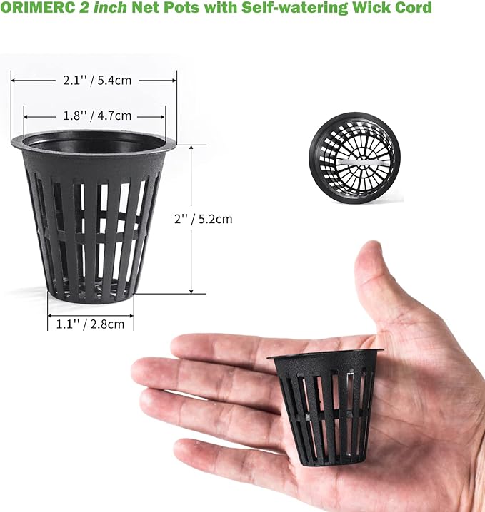 ORIMERC 2 inch Net Cups Pots 30 Pack - Image 2