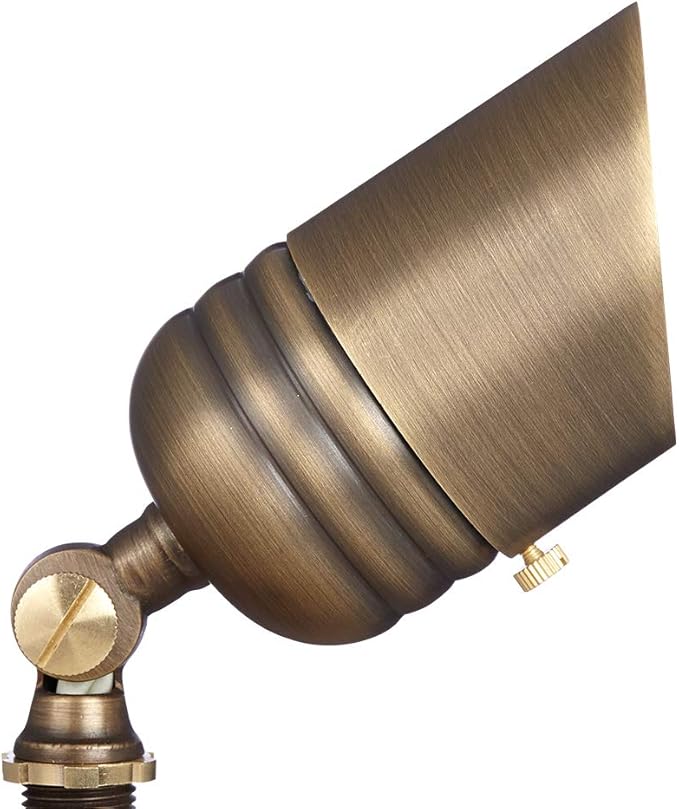 VOLT Fat Boy 12V Brass Outdoor Spotlight - Image 4