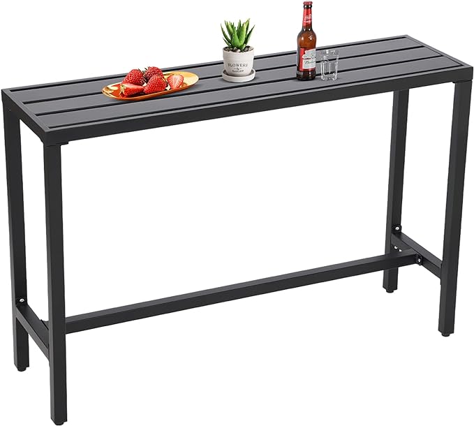 Outdoor Bar Table, Patio Console Pub Height Tables by Sumshadow