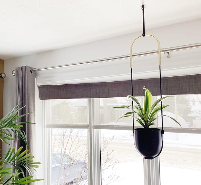 Metal Hanging Planter for Indoor Outdoor Plants Wall and Ceiling Hanging Flower - Image 6