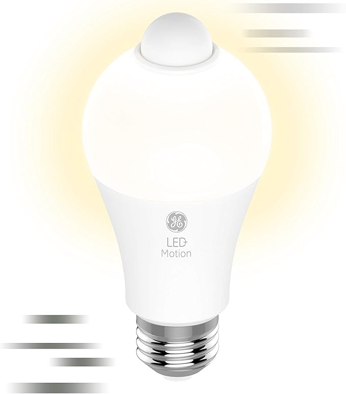GE LED+ Motion Sensor LED Light Bulbs, Outdoor Security Lights, Warm White - Image 10