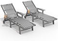 Patio Chaise Lounge Chair Set of 2, Oversized Lounge Chair Outdoor by THOEOE