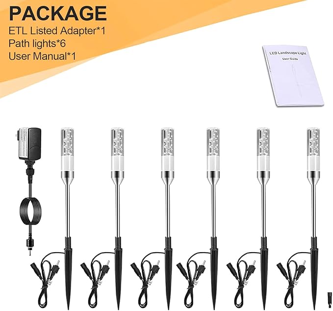 B-right LED Pathway Lights Outdoor, Extendable IP65 Waterproof Outdoor Garden - Image 7