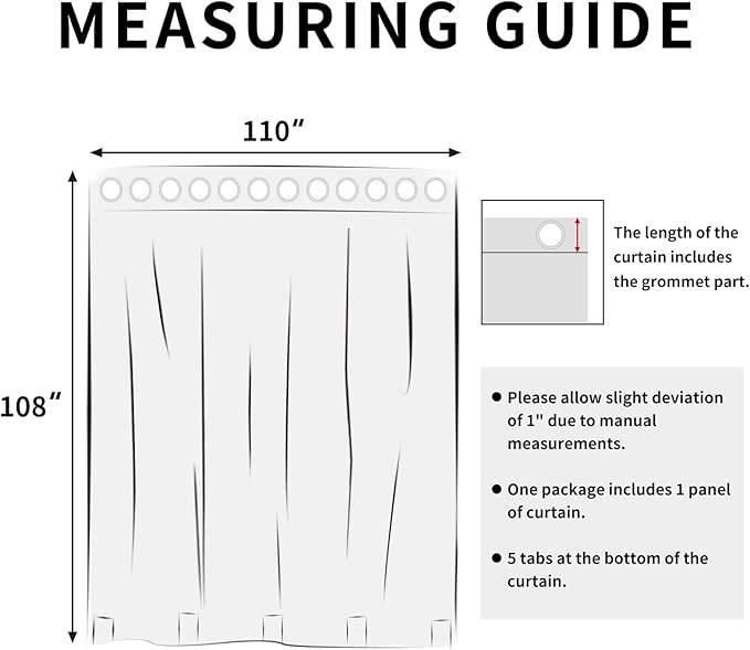 Easy-Going Linen Look Outdoor Curtains Waterproof Windproof Porch Curtains - Image 6