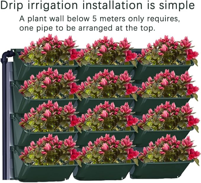 Self-Watering Wall Mounted Planter Set, Indoor and Outdoor Vertical Planter - Image 4