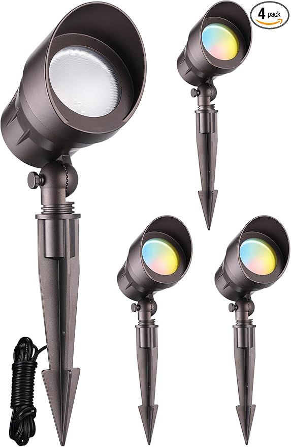 LEONLITE 5CCT Low Voltage LED Landscape Spotlight, Update by LEONLITE