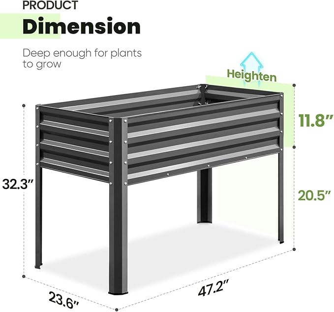 KING BIRD Raised Garden Bed - Image 8