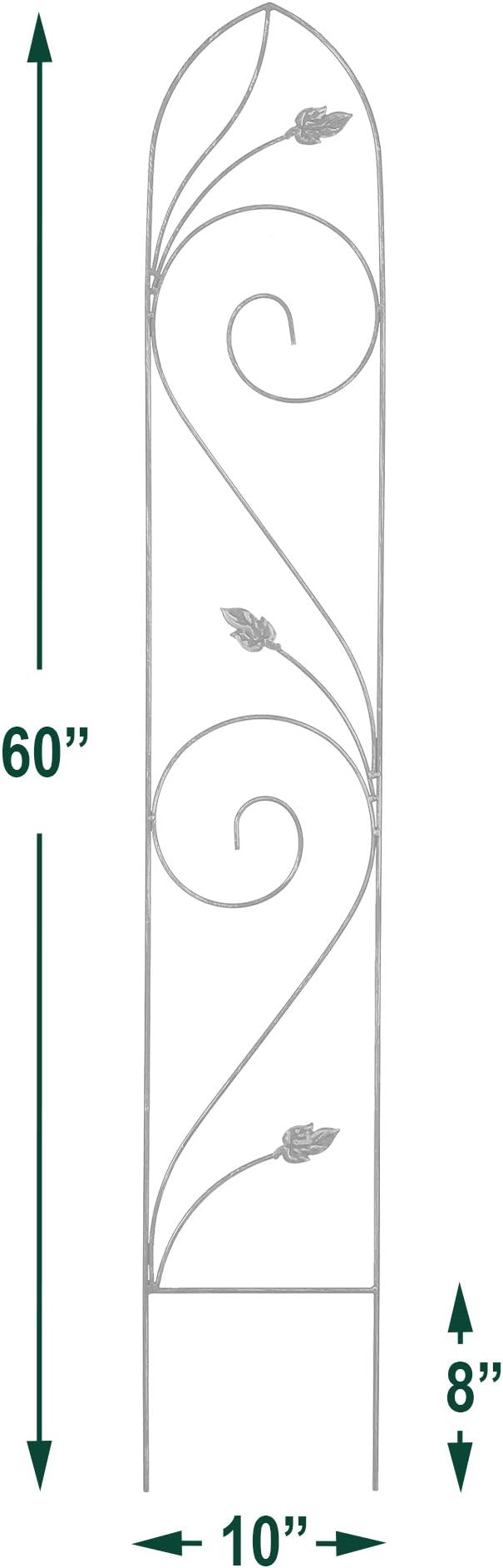 Arcadia Garden Products TR05 Autumn Leaf Trellis 5' - Image 3