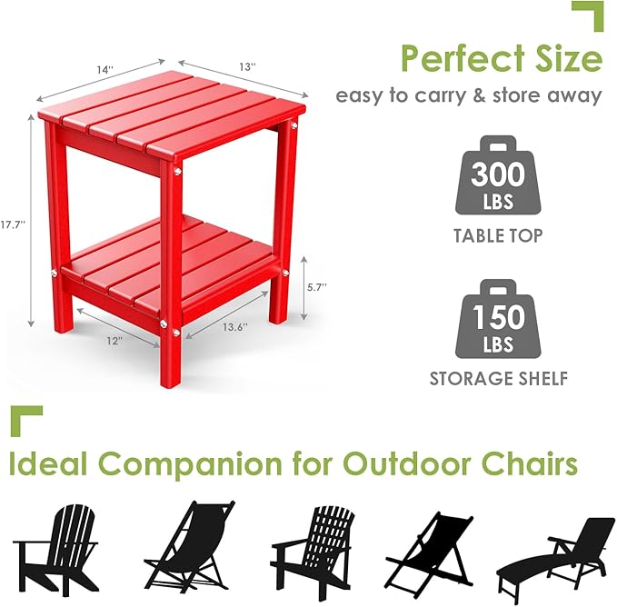 GREENVINES Outdoor Rocking Chair Set | 3-Piece | 2 Rocking Chairs - Image 4