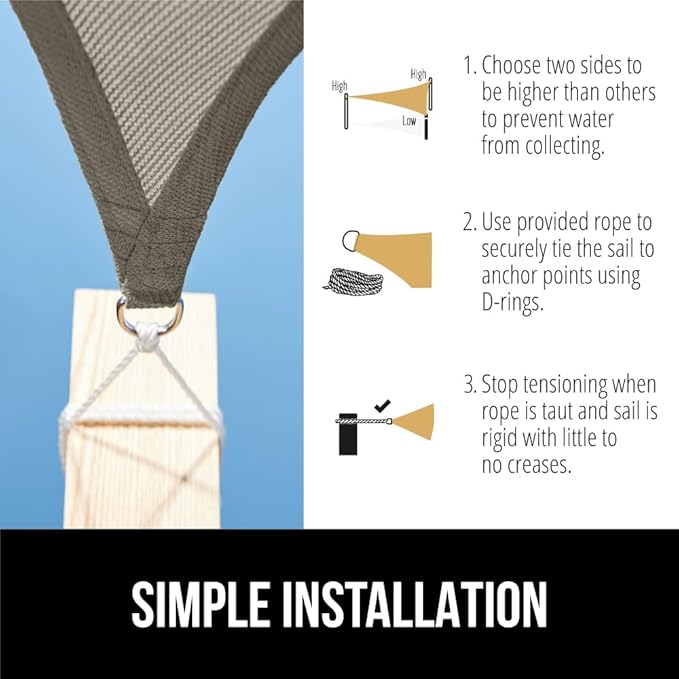 GORILLA GRIP Heavy Duty Sun Shade, UV Protection Fade Tear and Rust Resistant - Image 7