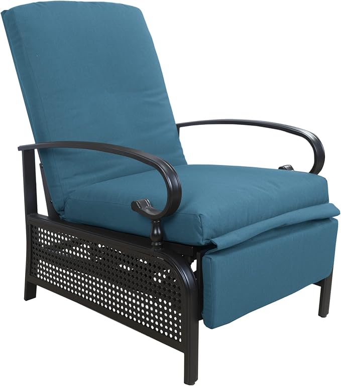 Kozyard Adjustable Outdoor Reclining Lounge Chair, Cushioned Patio Chaise Lounge - Image 7