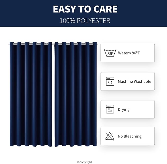 Outdoor Indoor Curtains W84 x L108 - Image 6
