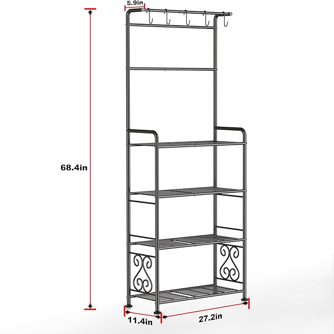 Plant Stand Indoor Outdoor Heavy Duty Metal - Image 5