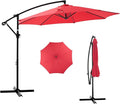 NEWBULIG 10FT Patio Umbrella, Offset Cantilever Outdoor Patio Table Umbrella by NEWBULIG