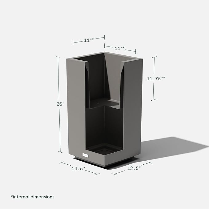 Veradek Block Series Pedestal Planter - Image 3