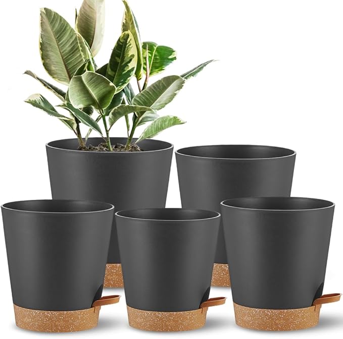 Self Watering Planters Plant Pots Indoor Flower Planting PotsP by SESUN-E