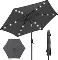 Best Choice Products 7.5ft Outdoor Solar Market Table Patio Umbrella by BestChoiceProducts