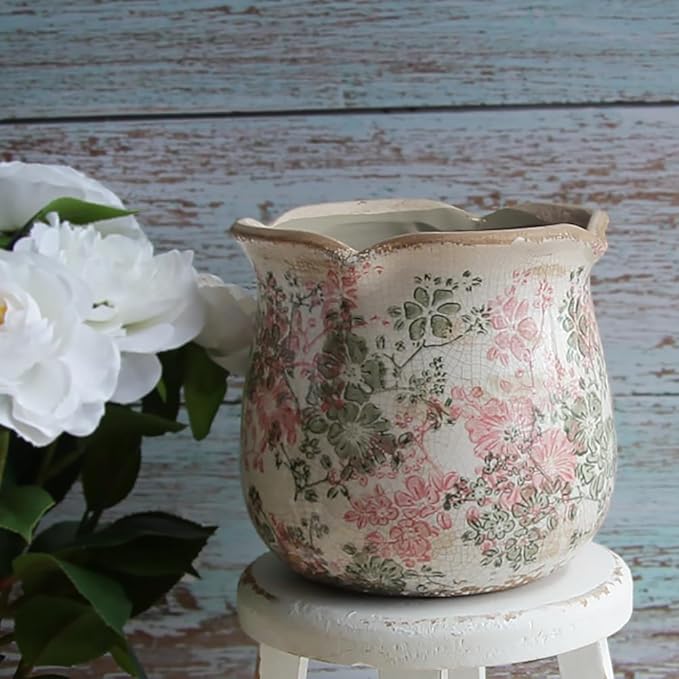 Ceramic Pots for Plants, Vintage Plant Pot - Image 8