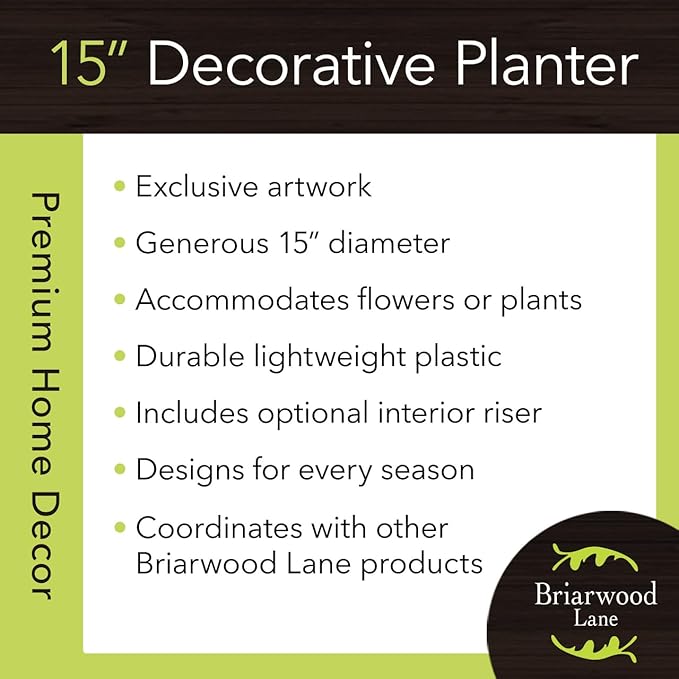 Briarwood Lane Farm Fresh Flowers Large Planter - Image 3