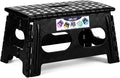 Delxo Folding Step Stool for Kids and Adults, 15-Inch Extra Wide 9 Inch Height by Delxo
