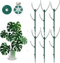 6 Pack Stackable Plant Support Stakes, 43inch Climbing Plant Sticks Structures by YOYOKIT