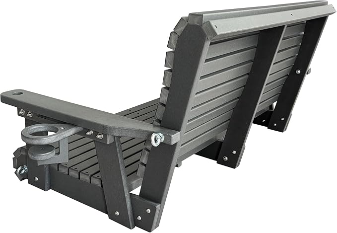 HDPE Porch Swing with 18/8 Stainless Steel Bolts, Ergonomic Design, Ultra - Image 9