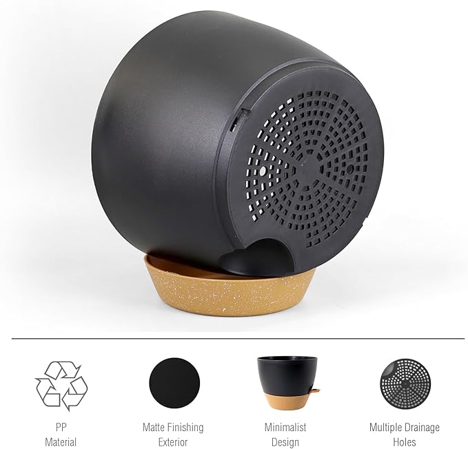 12 inch Large Self Watering Pots, Plant Pots - Image 3
