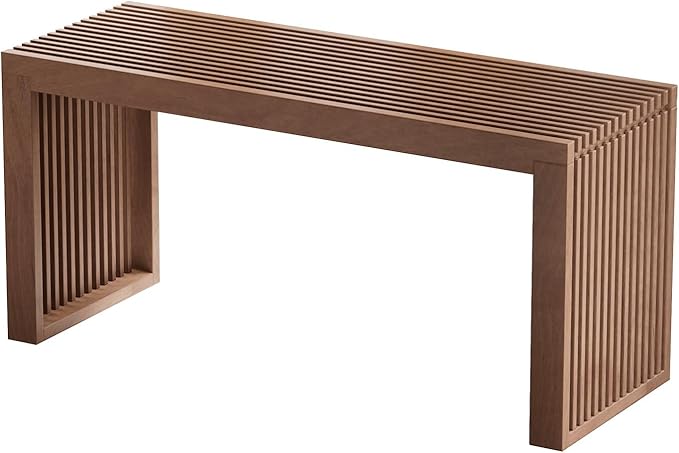 Bamboo Dining Bench, 35 inch Farmhouse Decor Indoor Kitchen Table Bench by HEALTHYYOU