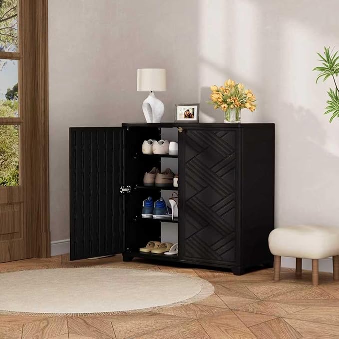 Outdoor/Indoor Storage Box, Resin and Plastic Storage Cabinet Waterproof - Image 4