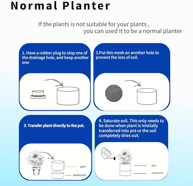Nihow Self Watering Planter Accessory Set - Image 6