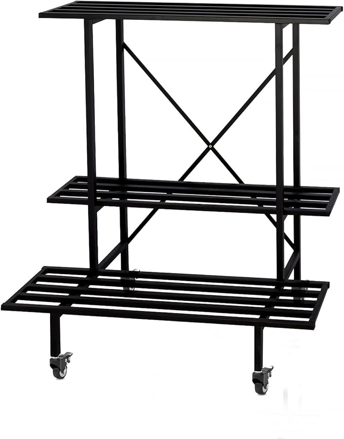 Zhongma 3 Tier Metal Heary Duty Plant Stand by Zhongma