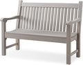 Psilvam Garden Bench, 2-Person Poly Lumber Patio Bench, All-Weather Outdoor by PsilvamGardenFurniture