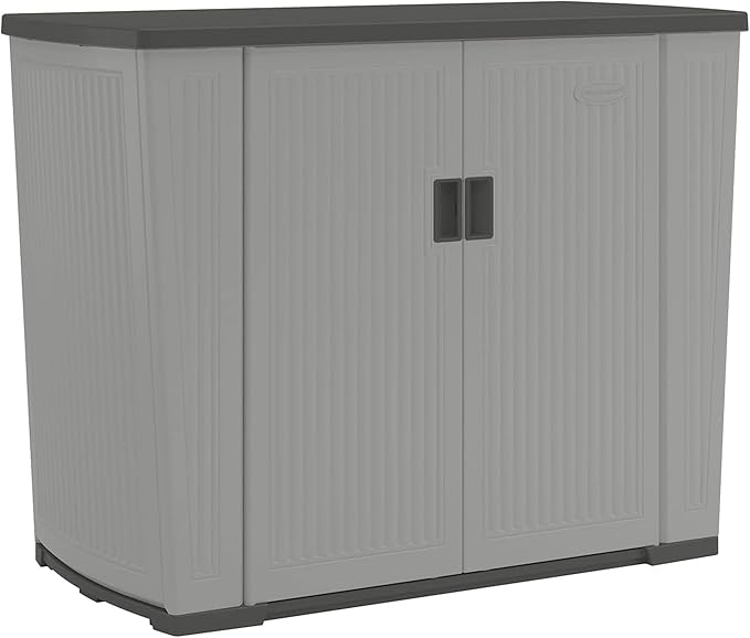 Suncast 130-Gallon Backyard Oasis Basic Unit Lockable Outdoor Storage Cabinet by Suncast