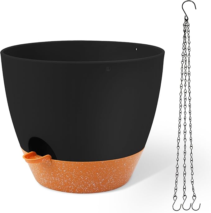 GARDIFE Large Hanging Planter, 12 inch Hanging planters by GARDIFE