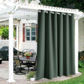 RYB HOME Outdoor Curtains for Patio Waterproof Block Sunlight Thermal Insulated by RYBHOME