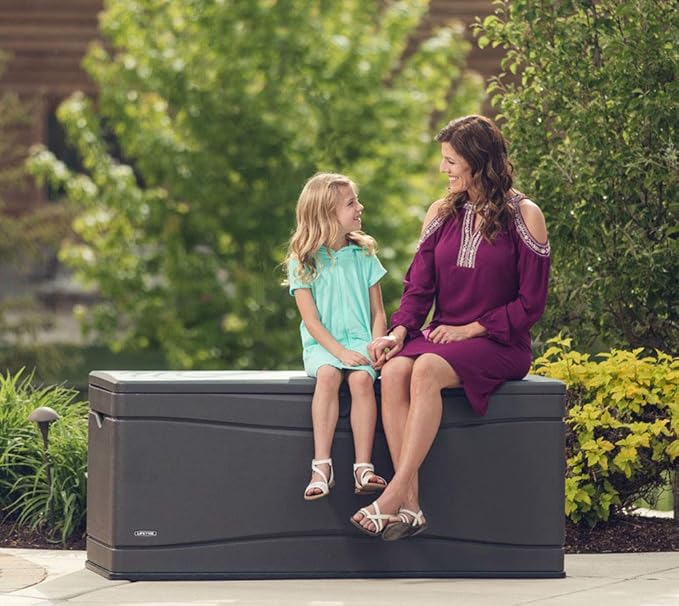 LIFETIME 60298 Heavy Duty Outdoor Storage Deck Box, 130 Gallon - Image 3