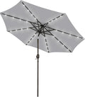 Blissun 9 ft Solar Umbrella, Patio Umbrella by Blissun