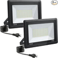 200W LED Flood Lights Outdoor, 6500k Daylight White Outdoor LED Lights by GANGZHIZI