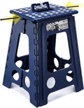 Delxo Folding Step Stool 17.5 Inch, Heavy Duty Step Stools by Delxo