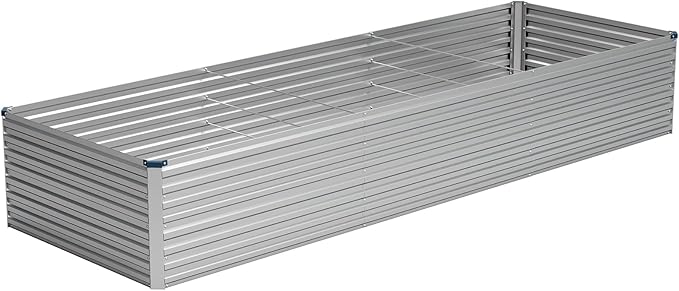 Vengarus 12x2x2FT Galvanized Raised Garden Bed Kit, Large Rectangle Elevated - Image 7