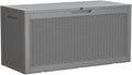 Devoko 95 Gallon Deck Box Large Resin Outdoor Storage Box, Waterproof and UV by DEVOKO