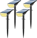 Solar Spot Lights Outdoor, Solar Lights Outdoor Waterproof IP65, 3 Brightness by ZookkiDirect