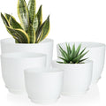 Plant Pots 10/9/8/7.5/7 inch Flower Pots by AFamilyofGardenLovers