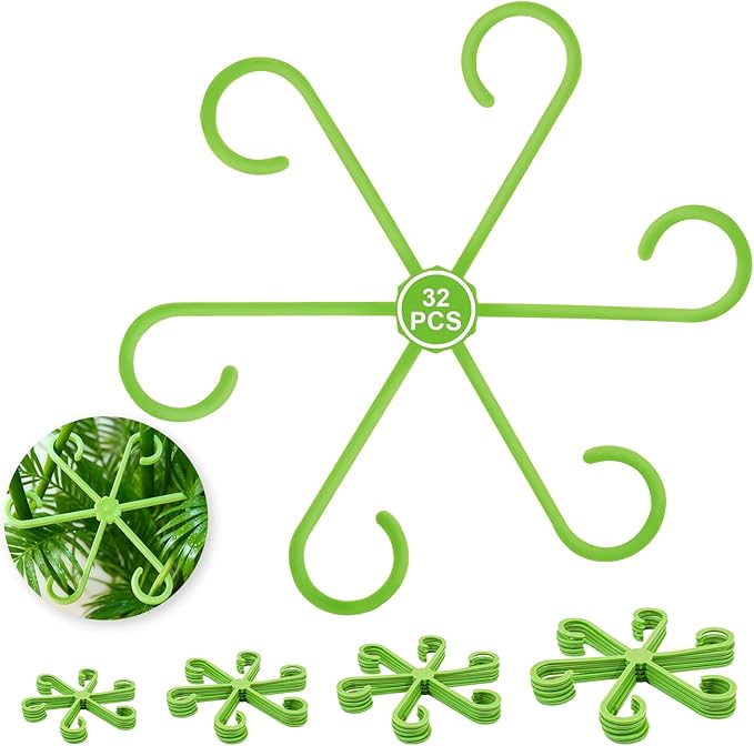 32pcs Plant Support for Indoor Plants, Plant Stem Support, Plastic Reusable by Unknown